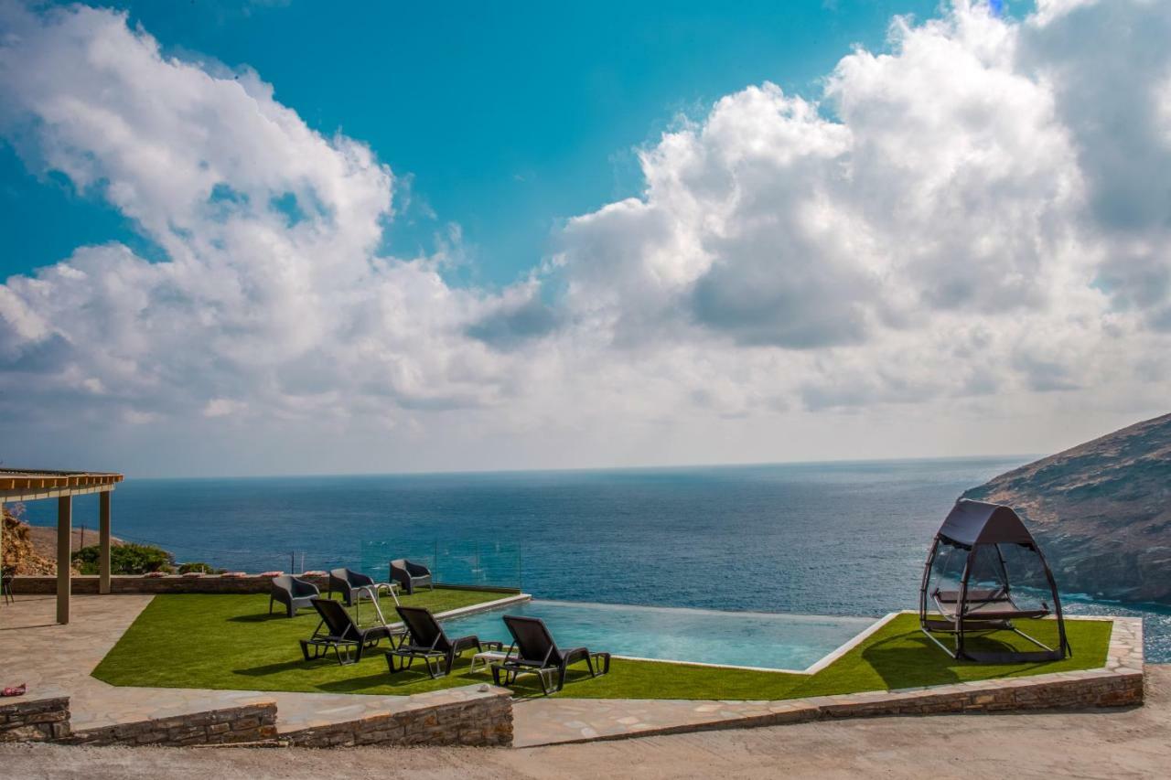 Anastasis Luxury Villa Andros With Heated Pool Sineti Kültér fotó