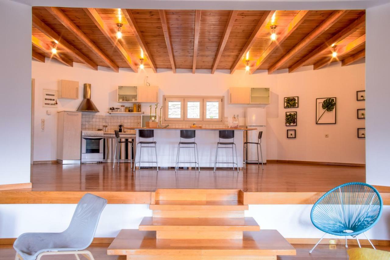 Anastasis Luxury Villa Andros With Heated Pool Sineti Kültér fotó