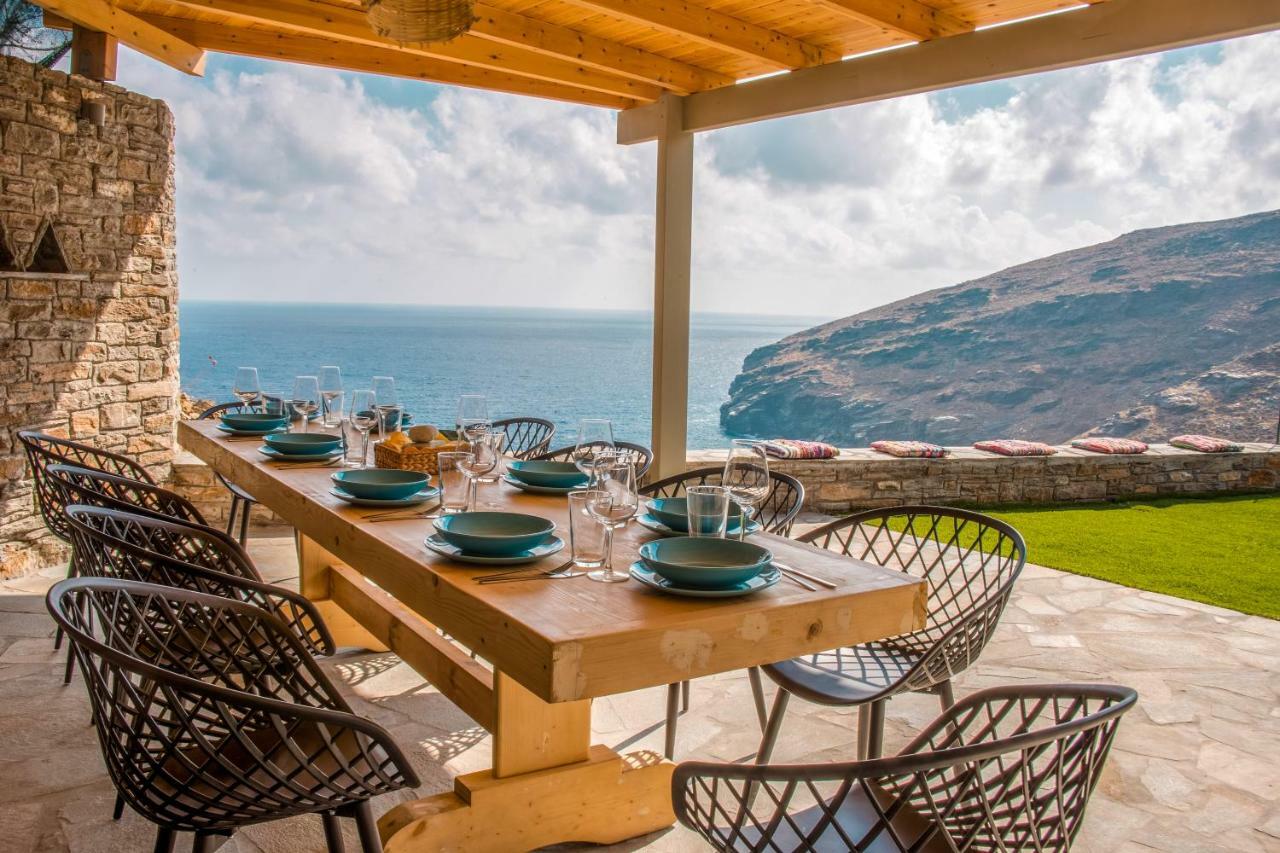 Anastasis Luxury Villa Andros With Heated Pool Sineti Kültér fotó