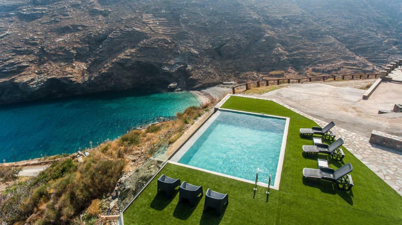 Anastasis Luxury Villa Andros With Heated Pool Sineti Kültér fotó