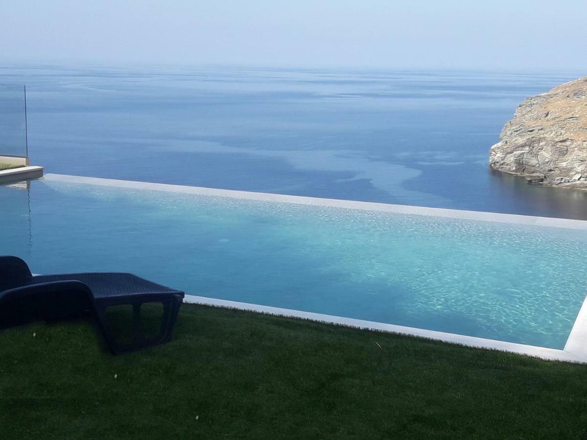 Anastasis Luxury Villa Andros With Heated Pool Sineti Kültér fotó