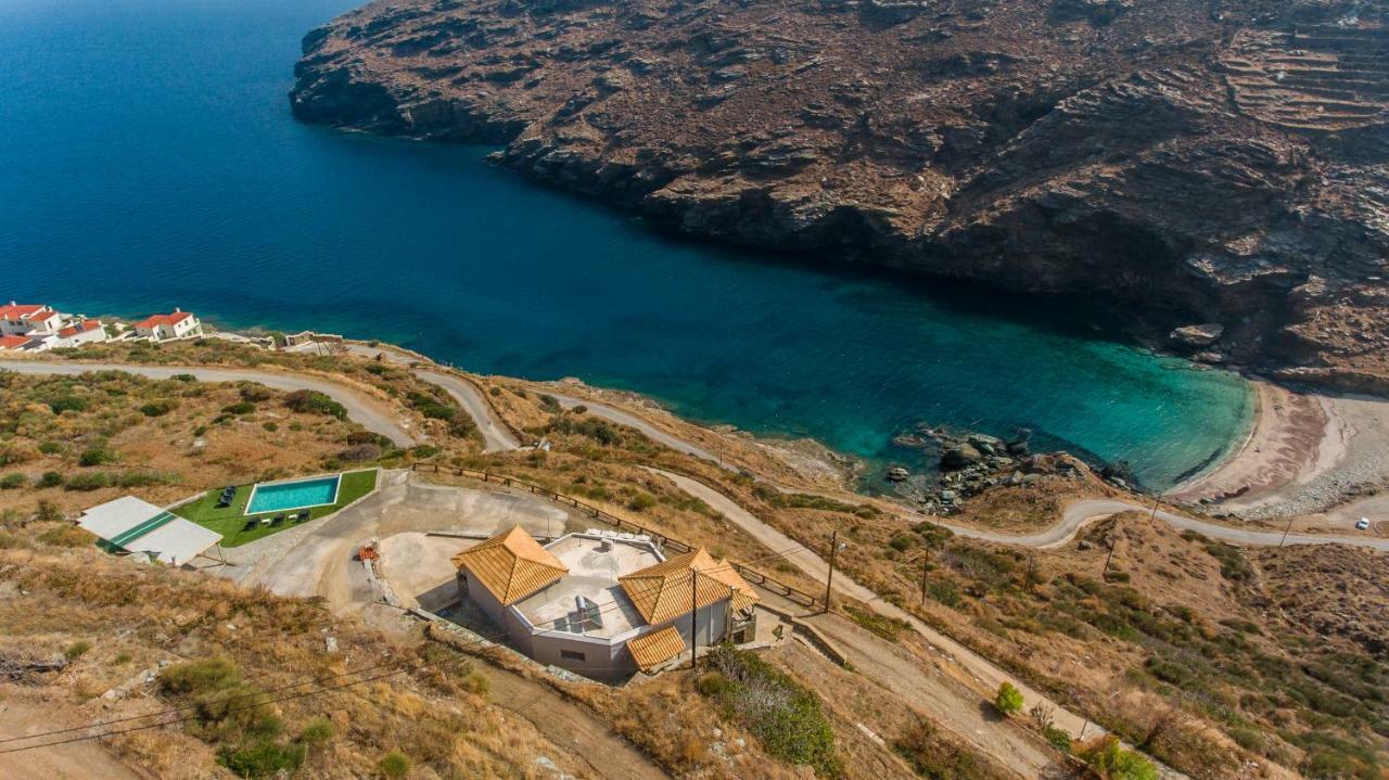 Anastasis Luxury Villa Andros With Heated Pool Sineti Kültér fotó